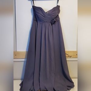 Strapless prom dress